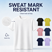 T-shirt de performance JNEI résistant aux traces de sueur, séchage rapide, évacuation de l'humidité, idéal pour l'entraînement, les trajets quotidiens et les températures chaudes