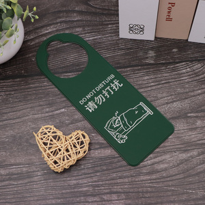 YY PU Leather Double Sided Please Do Not Disturb <strong>Door</strong> Hanger Sign <strong>Door</strong> <strong>Knob</strong> Privacy Signs for Hotel Hanger Office Home Meeting - Product Image 6