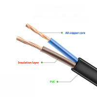 Câble d'alimentation européen YHYadapter 230V, rallonge de type AC avec prise IEC C7 CEE EU 2 broches pour appareils électroménagers