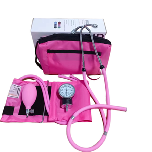 HUAAN, розовый медицинский Тензиометр, ручной тонометр с тонометром и стетоскопом - Product Image 1