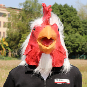 Máscara de Gallo TIANHONG de Látex, Talla Única, Accesorio para Disfraces y Fiestas - Product Image 2