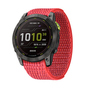 Pita jam tangan CAOWTAN 22 26mm untuk Fenix 6 Woven tali nilon <span class=keywords><strong>Hook</strong></span> <span class=keywords><strong>Loop</strong></span> cepat kering gelang jam untuk Garmin Fenix 6 Pro insting Fenix 5/5 Plus - Product Image 5
