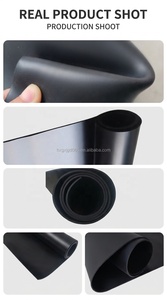Custom Cut Black Hydrogenated Nitrile Rubber Sheet Corrosion Resistant Wear Oil Resistant Rubber Flooring - Product Image 5