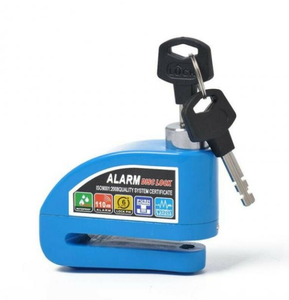 Scooter disk kilit su geçirmez <span class=keywords><strong>Alarm</strong></span> kilitleri güvenlik bisiklet anti-hırsızlık güvenlik motosiklet fren pil anahtar altıgen anahtar - Product Image 3
