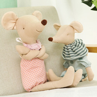 Greenmart - Nouvelle souris en peluche personnalisée grandeur nature en coton PP souple, jouet en gros de Chine, nez long