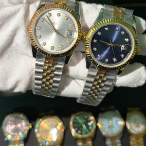 La lunette de Moissanite mécanique pour hommes la plus populaire passe le test de diamant verre de cristal de saphir 8215 montre mécanique automatique - Product Image 3