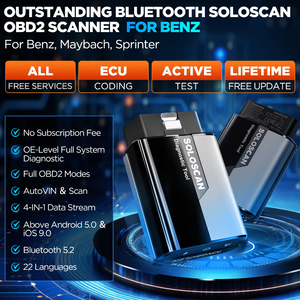 โซโลสแกน เมอร์เซเดส-เบนซ์ ไดนาสติกแมจิก เมอร์เซเดส-เบนซ์ เครื่องสแกนโค้ด OBD2 สำหรับรถยนต์เมอร์เซเดส-เบนซ์โดยเฉพาะ บริการตลอดอายุการใช้งาน ระดับมืออาชีพ - Product Image 6