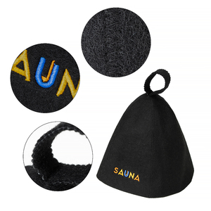 Un gorro de sauna de lana pura que muestra su nombre con orgullo mientras el calor intenta alcanzar <span class=keywords><strong>tu</strong></span> cabeza <span class=keywords><strong>y</strong></span> fracasa en su esfuerzo. - Product Image 5
