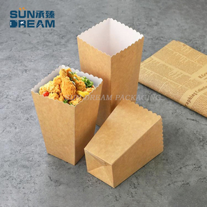 <span class=keywords><strong>Taza</strong></span> <span class=keywords><strong>de</strong></span> papel para patatas fritas desechable con logotipo personalizado - Product Image 5