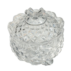 กระปุกแก้วใส่อาหารพร้อมฝาปิดเครื่องครัวกล่องใส่ลูกกวาดใหม่ล่าสุด - Product Image 2