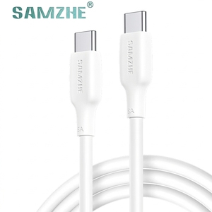 Câble de <span class=keywords><strong>charge</strong></span> USB-C SAMZHE 1m PD100W 5A à <span class=keywords><strong>charge</strong></span> rapide, câble de données USB2.0 pour iPhone 15 16 17 Xiaomi, ordinateur portable, chargeur de voiture - Product Image 1