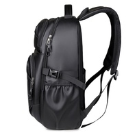 Sac à dos pour ordinateur portable unisexe imperméable de haute qualité en Oxford avec fermeture éclair, 20-35L, pour affaires, étudiants, voyages décontractés, design simple
