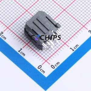 430450425 Wire-to-Board Pin Header Through hole Component (THT),P=3mm Connector 2x2P 3mm Through Hole Micro-Fit (MX 3.0) - Product Image 2