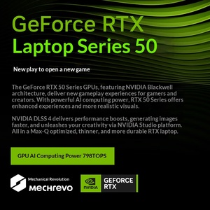 Venta al por Mayor Directa de Fábrica: Laptop para Juegos Mecánica Jiaolong 16 Pro 2025 de 16 Pulgadas, 16 Núcleos, DDR5, 32GB, RTX 5070, 300Hz, Alto Rendimiento - Product Image 3