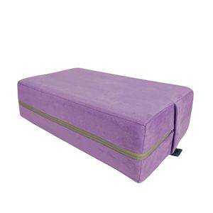 Coussin de yoga rectangulaire violet en EVA pour le yoga, la remise en forme et le remodelage corporel - Product Image 5