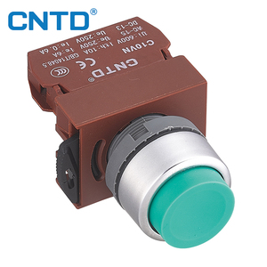 Cntd không thấm nước 22mm gắn lỗ đường kính 10A nút nhấn tạm thời chuyển đổi dẫn nguồn ánh sáng 250VAC max 16A - Product Image 1