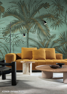 <span class=keywords><strong>Carta</strong></span> <span class=keywords><strong>da</strong></span> <span class=keywords><strong>Parati</strong></span> Moderna Grande in Velluto Tropicale 3D Impermeabile per Pareti di Soggiorno e Camera <span class=keywords><strong>da</strong></span> Letto Design d'Interni <span class=keywords><strong>con</strong></span> Motivo Albero - Product Image 2