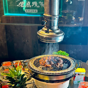 Tubo de Extracción de Humo Telescópico para Barbacoa Coreana, Extractor de Humo para <span class=keywords><strong>Parrilla</strong></span> de Mesa - Product Image 6