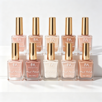 15ml Cat Kuku Warna Nude Alami Tahan Lama, Cat Kuku Warna Nude Natural, Label Pribadi Grosir