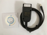 HEX V2 VAG V25.3 V24.7 VCDS 5053 AT162+FT232 for Volkswagen Audi and More