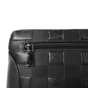 Sac à Main d'Affaires pour Hommes 2025 Nouveau Modèle, Étanche en Cuir Véritable, Antivol avec Verrouillage par Empreinte Digitale, Logo Personnalisé - Product Image 5