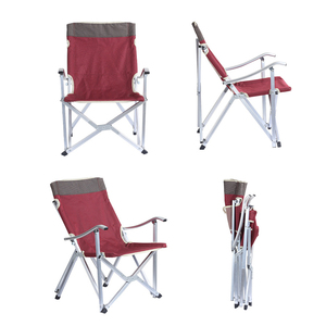 <span class=keywords><strong>Sedia</strong></span> da Campeggio Pieghevole Portatile HOMFUL in Alluminio con Braccioli in Legno, <span class=keywords><strong>Sedia</strong></span> da <span class=keywords><strong>Spiaggia</strong></span> Pieghevole - Product Image 2