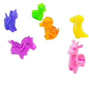 Pulsera de Dibujos Animados de TPR con Múltiples Animales, Dinosaurio, Unicornio 3D, Elástica, Sensorial, Antiestrés, Juguete para Niños - Product Image 4