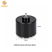 Moteur CC sans balais professionnel 3626, 36 mm, triphasé à aimant permanent BLDC pour polisseuse de sol et équipement d'entretien