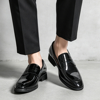 Mocassins décontractés pour hommes, confortables et élégants, style européen, chaussures habillées pour mariage et soirée