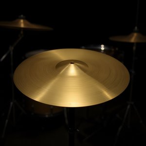 Platillo de percusión de aleación de cobre dorado de 16 cm para batería, calidad profesional - Product Image 2