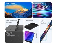 Monitor LCD Portátil de 15.6 Pulgadas con Pantalla IPS Panorámica de 1080p, HD-MI Tipo C