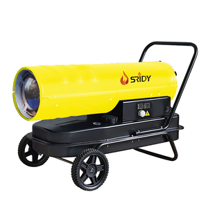 50kw מבער שמן אוטומטי נייד מחמם דיזל נייד בקלות עם טרולי, גלגלים ומיכל דלק 56l - Product Image 6
