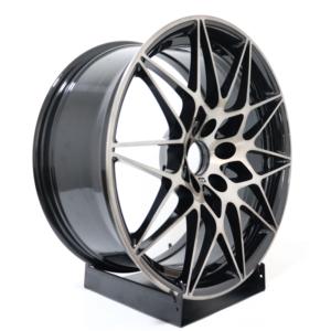 Jantes forgées 20 pouces 5x120 style 666M pour <span class=keywords><strong>BMW</strong></span> F80 F82 M3 M4 20x9J 20x10J ET29 ET40 72.6 Noir Concave Jantes en alliage pour voiture - Product Image 2
