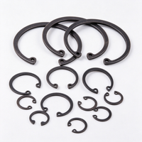 High Precision Carbon Steel Internal Circlip C Type Hole Retaining Ring Black Oxide Heat Treatment