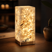 Décoration d'intérieur, éclairage moderne, lampe de chevet décorative en albâtre de luxe, métal, pour chambre à coucher, salle de lecture, lampes de table