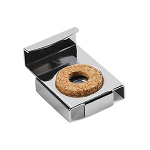 Poluoni Square Mirror <b>Clip</b> Chrome Wall Mounted Bath Hardware Set With Cork Pad For Mirror Fixing Accessories - Product Image 1