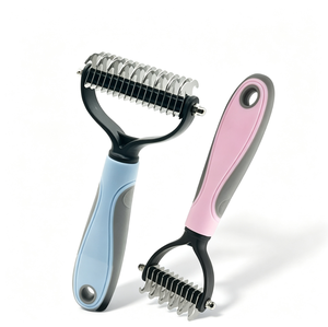 Versatile All in One <b>Pet</b> Comb Detangling <b>Brush</b> for Cats Dogs Shedding Tool Removes Loose Fur Supports Custom Orders - Product Image 5