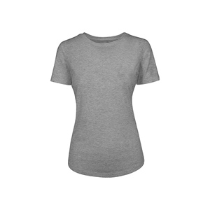 Logo imprimé personnalisé T-shirt à manches courtes respirant col rond pour femmes T-shirt vierge du Bangladesh Vêtements personnalisés teints unis - Product Image 5