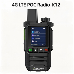 Radio POC GaodaPTT K12 Global 4G LTE de Largo Alcance (5000KM), Walkie Talkie con Tarjeta SIM, Función Push-to-Talk sobre Red Celular, Compatible con Xin POC - Product Image 1