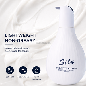 <span class=keywords><strong>Gel</strong></span> Bio Relaxant Personnalisé pour Cheveux, Marque Privée, Crèmes Naturelles Véganes au Beurre de Karité pour Cheveux Bouclés et Frisés - Product Image 3