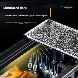 Superheldere Vissentankbodemverwarming Zijfilter Binnenverlichting Moeiteloos Viskeing Huis <span class=keywords><strong>Aquarium</strong></span> 7.28*11.81*5.12 Inch - Product Image 5