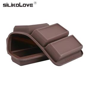 แม่พิมพ์ซิลิโคน MUYULINS แบบ 5 ช่อง ใช้สำหรับอบซีเรียลบาร์ บิสกิต และขนมหวาน - Product Image 3