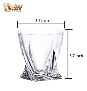 Whiskey with twist Whisky glasses Juego de 3 in made up handmade wooden storage box - Product Image 5
