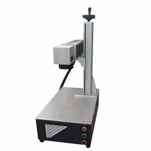 Auto focus 20w/30w/50w stainless steel metal Mopa M7 color printing Fiber laser engraving marking machine
