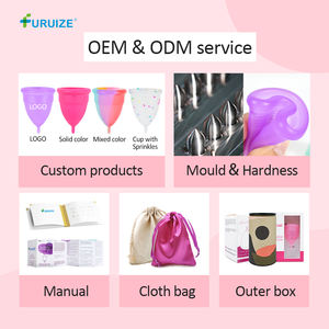 Coupe menstruelle réutilisable en silicone <span class=keywords><strong>de</strong></span> qualité médicale Furuize, approuvée ISO CE, 100% silicone pur, collecteur <span class=keywords><strong>menstruel</strong></span>, coupe menstruelle - Product Image 4