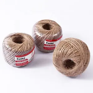 Cuerda de yute Natural FOSKA, cuerda de cocina para hornear, marrón para manualidades DIY cuerda de yute, envoltura de regalo de jardinería