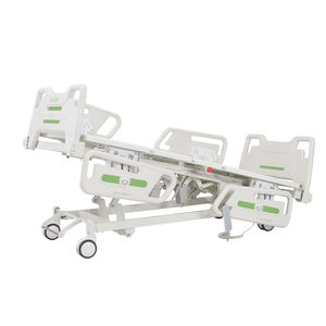 Tempat Tidur Rumah Sakit Elektrik Modern Lima Fungsi Bahan Stainless Steel yang Dapat Disesuaikan - Mode <span class=keywords><strong>CPR</strong></span> Peralatan Perawatan Sistem Rem Sentral - Product Image 6