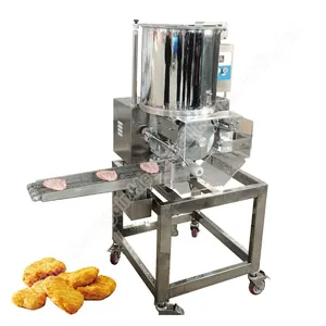 Kommerzielle automatische Hamburger-Pattymaschine Hühnernudeln Brotmaschine Hühnernudel-Pressmaschine