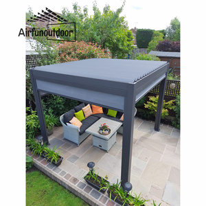 Maßgefertigte Motorisierte Bögen Lauben Pergolen Outdoor-Aluminium-Pavillon Markisen - Product Image 5