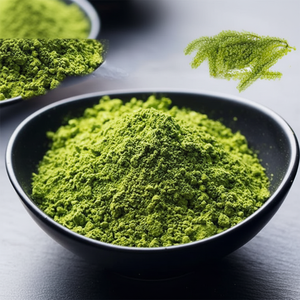 Suministro a granel de polvo de algas marinas verdes sostenibles para alimentos a base de plantas, suplemento de salud rico en vitaminas y minerales - Product Image 1